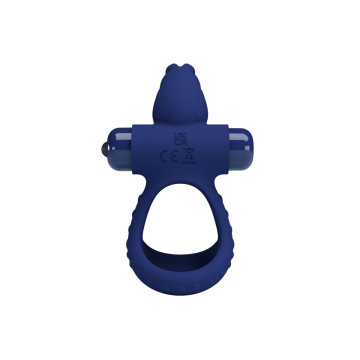 Pretty Love - Luchito Doble Anillo Vibrador Rabbit Azul | Vybes.it
