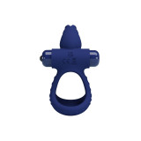 Pretty Love - Luchito Doble Anillo Vibrador Rabbit Azul | Vybes.it