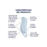 Satisfyer - Pocket Pro 1 Estimulador Clítoris Azul Claro | Vybes.it