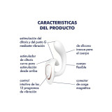 SATISFYER - G FOR GODDESS 1 VIBRADOR RABBIT BLANCO