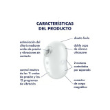 Satisfyer - Cutie Ghost Vibrador Lay - On Blanco | Vybes.it