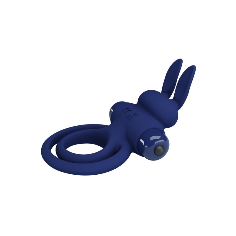 Pretty Love - Darey Doble Anillo Vibrador Rabbit Azul | Vybes.it