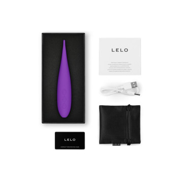Lelo - Dot Travel Clitoris Stimulator Purple | Vybes.it