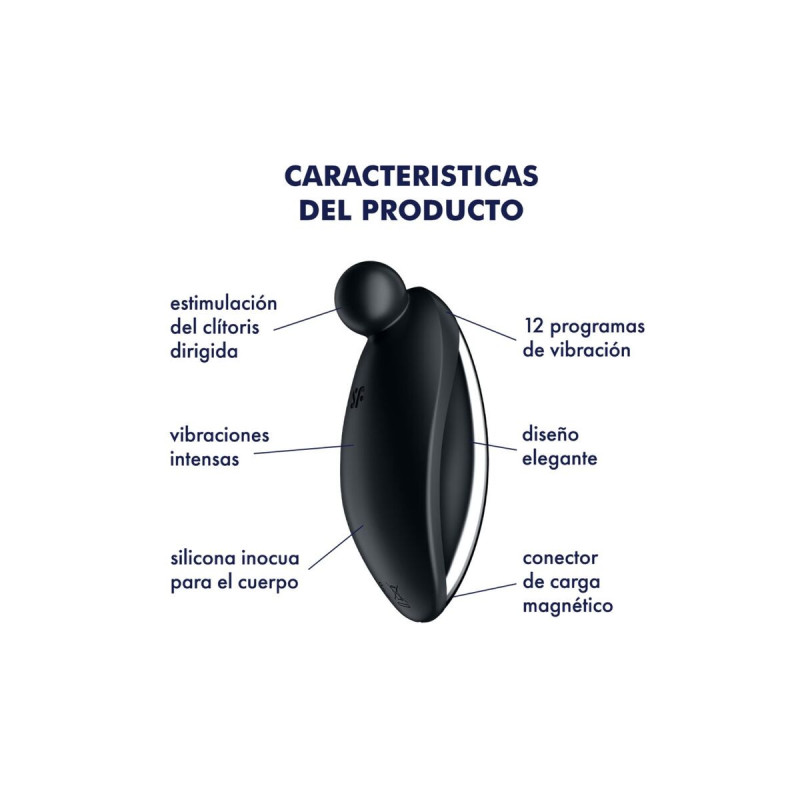 Satisfyer - Spot On 2 Vibrador Lay - On Negro | Vybes.it