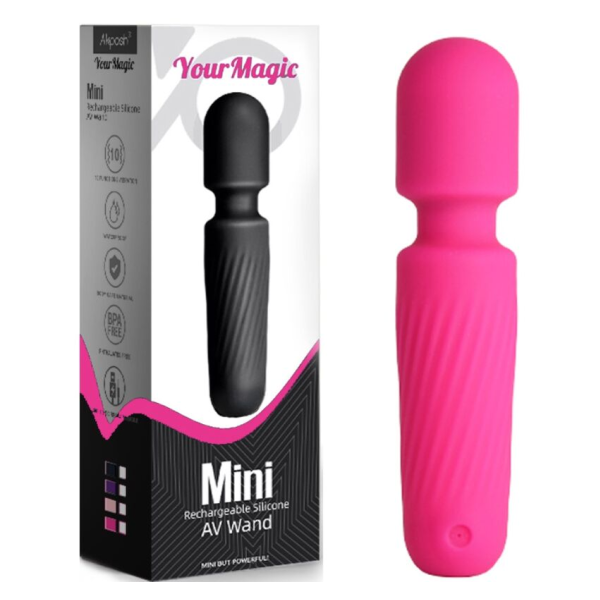 ARMONY - YOUR MAGIC MASAJEADOR & VIBRADOR RECARGABLE 10 VIBRACIONES ROSA