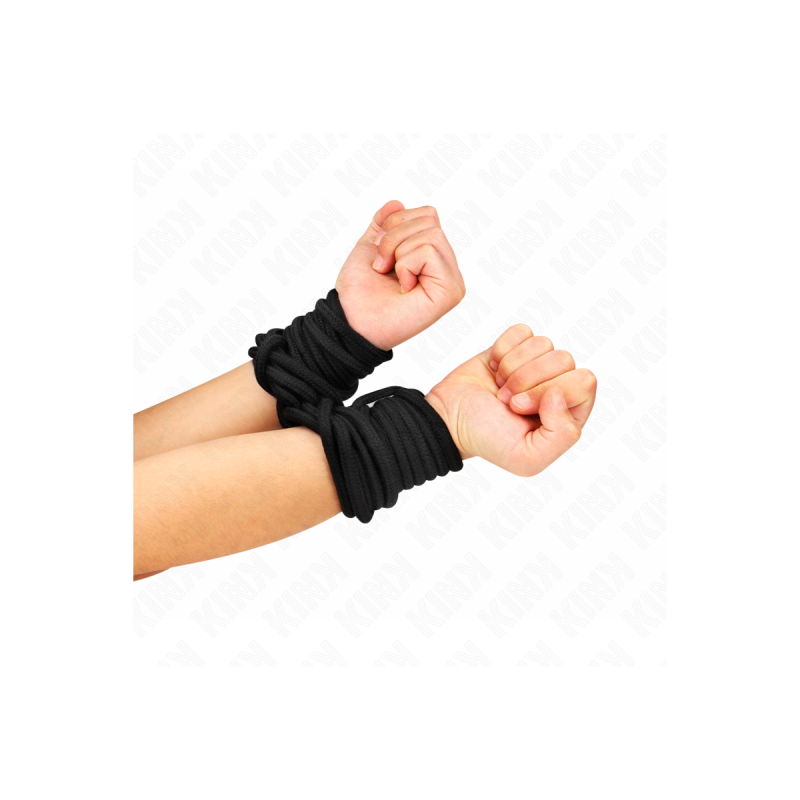 KINK - CORDA IN COTONE 5 METRI NERA - KINK ROPE ARTS - Corde