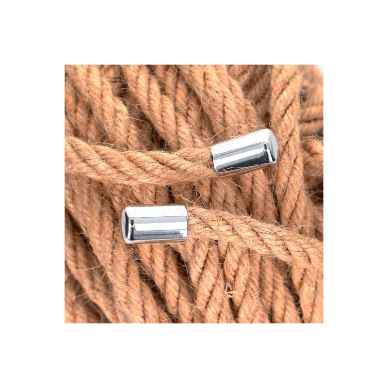 KINK - CORDA DI CANAPA CON TESTA IN METALLO 10 METRI - KINK ROPE ARTS…