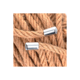 KINK - HANFSEIL MIT METALLKOPF 10 METER - KINK ROPE ARTS - Seile