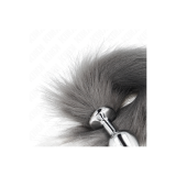 KINK - ANAL PLUG SIZE M 8 X 3.5 CM WITH SYNTHETIC TAIL 40 CM GREY AND…
