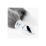 Kink - Plug Anal Talla L 10 X 4 Cm Con Cola Sintética 40 Cm