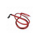 KINK - RED LONG SNAKE WHIP 210 CM - KINK IMPACT & TOUCH - BDSM whips