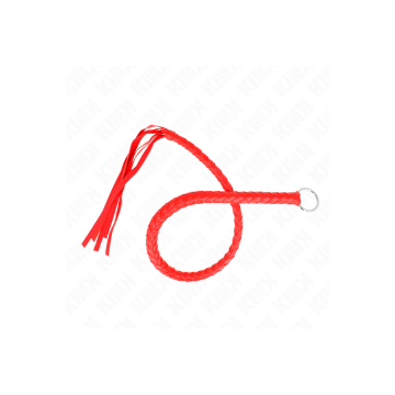 KINK - SNAKE WHIP WITH RED HAND RING 65 CM - KINK IMPACT & TOUCH - BD…