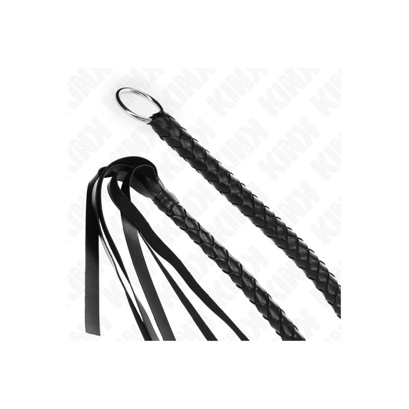 KINK - SNAKE WHIP WITH BLACK HAND RING 65 CM - KINK IMPACT & TOUCH -…