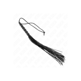 KINK - MINI SILIKONPEITSCHE MIT 6 SCHWARZEN PERLEN 26 CM - KINK IMPAC…