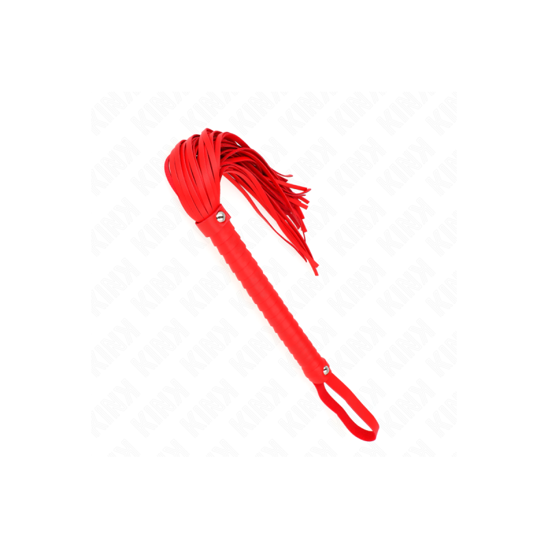 KINK - FRUSTA CON MANICO ROSSO STRUTTURATO 48,5 CM - KINK IMPACT & TO…