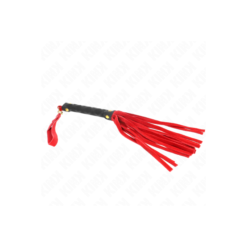 KINK - MINI FRUSTA IN CAMOSCIO ROSSO 30 CM - KINK IMPACT & TOUCH - Fr…