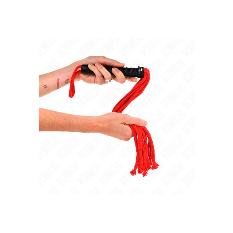 KINK - ROJO ROPE WHIP 56 CM - KINK IMPACT & TOUCH - BDSM whips