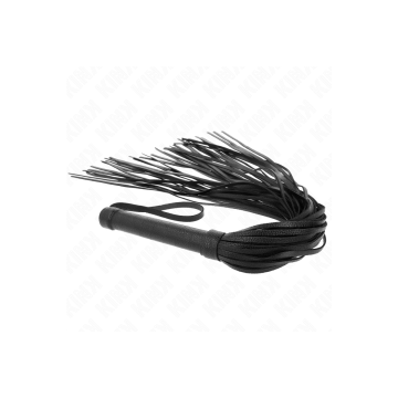 KINK - BLACK SOFT PVC WHIP 70 CM - KINK IMPACT & TOUCH - BDSM whips