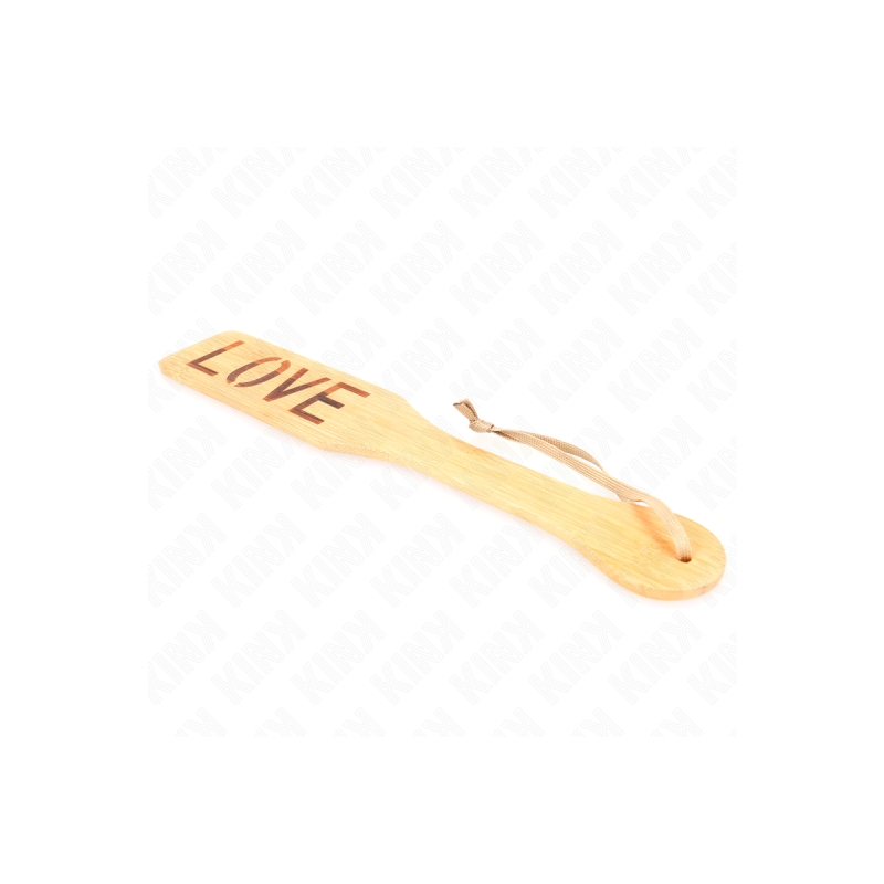 KINK - PALETTE EN BAMBOU MOT AMOUR 32 X 5,5 CM - KINK IMPACT & TOUCH…