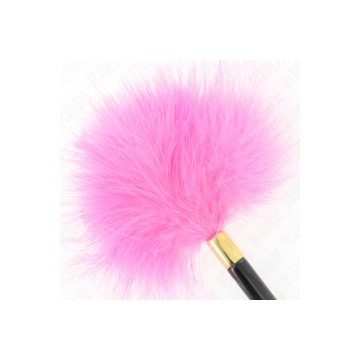 KINK - FUCHSIA GOLD METALL KITZELFEDERN 18 CM - KINK IMPACT & TOUCH -…