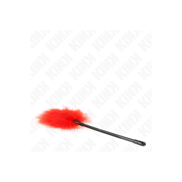 KINK - ROTE KITZELFEDERN FÜR DAS BONDAGE-SET 27 CM - KINK IMPACT & TO…