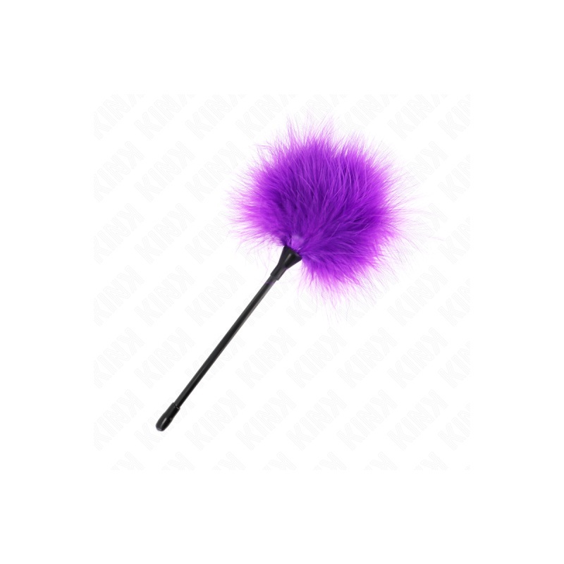 KINK - PLUMES TICKLE VIOLES UTILISÉES POUR LE KIT BONDAGE 27 CM - KIN…