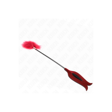 KINK - TICKLE FEATHERS WITH ROSE-SHAPED PADDLE 8 CM - KINK IMPACT & T…