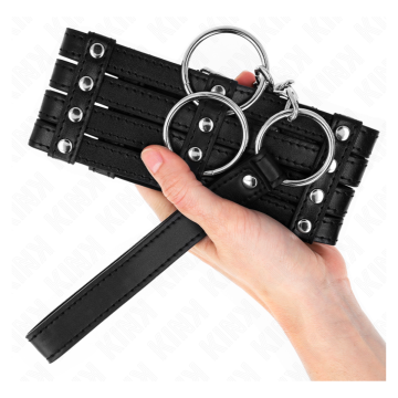 KINK - COLLANA CON CINTURA 65 CM STILE SUB REGOLABILE 35-51 CM X 7 CM