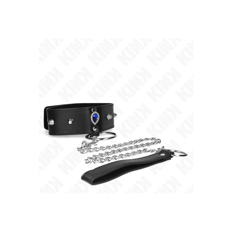 KINK - NECKLACE 65 CM WITH STRAP WITH BLUE DIAMONDS ADJUSTABLE 36-43…