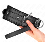 KINK - COLLAR CON CORREA 65 CM CON RESTRICCIONES NEGRO AJUSTABLE 36-42 CM X 5.5 CM