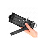 KINK - COLLIER AVEC LAISSE 65 CM AVEC RESTRICTIONS NOIR 36-42 CM X 5,…