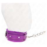 KINK - COLLAR CON CORREA 65 CM CON RESTRICCIONES MORADO AJUSTABLE 36-42 CM X 5.5 CM