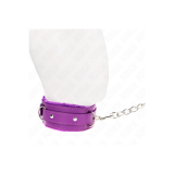 KINK - COLLARE CON GUINZAGLIO 65 CM CON RESTRIZIONI VIOLA 36-42 CM X…