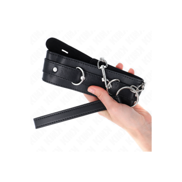 KINK - COLLARE CON CINTURA 65 CM CON CINTURINO NERO 54 X 4,5 CM - KIN…