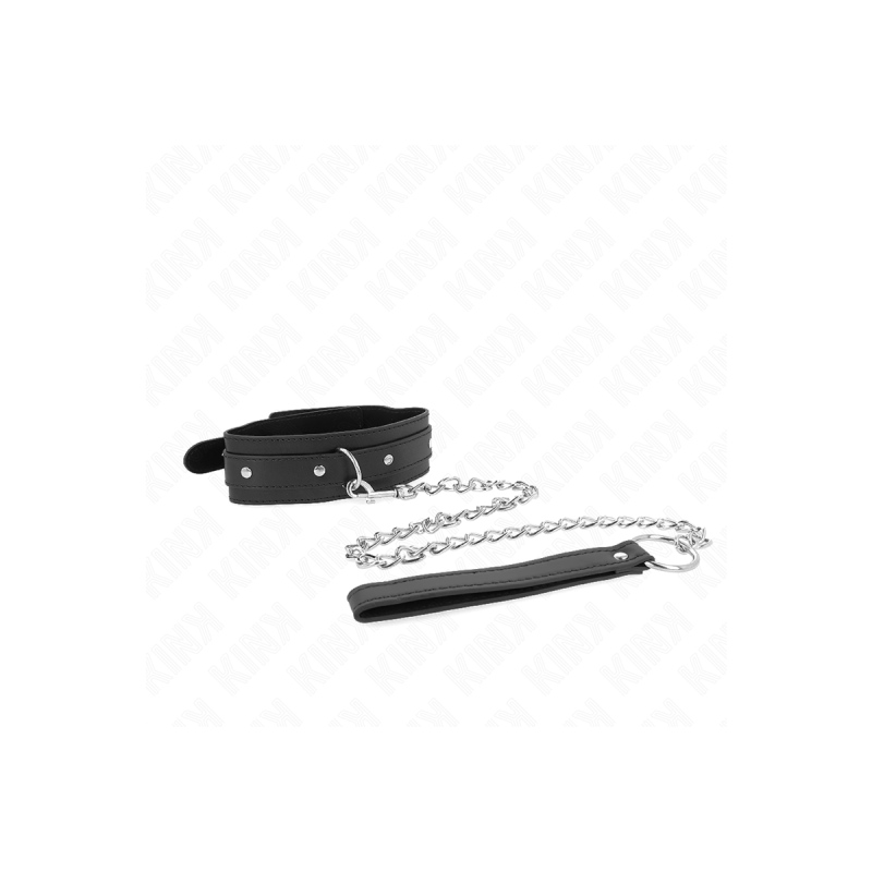 KINK - NECKLACE WITH LEASH 65 CM 1 RING ADJUSTABLE 38-49 CM X 5 CM -…