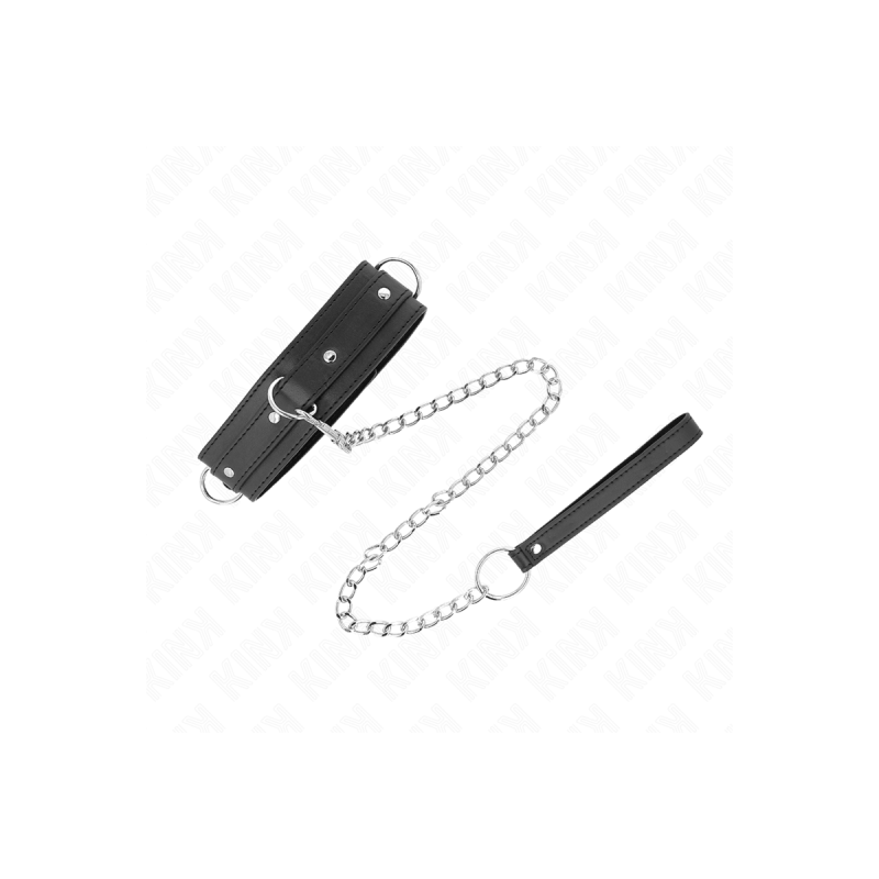 KINK - COLLANA CON GUINZAGLIO 65 CM MODELLO 3 ANELLI 1 REGOLABILE 38-…