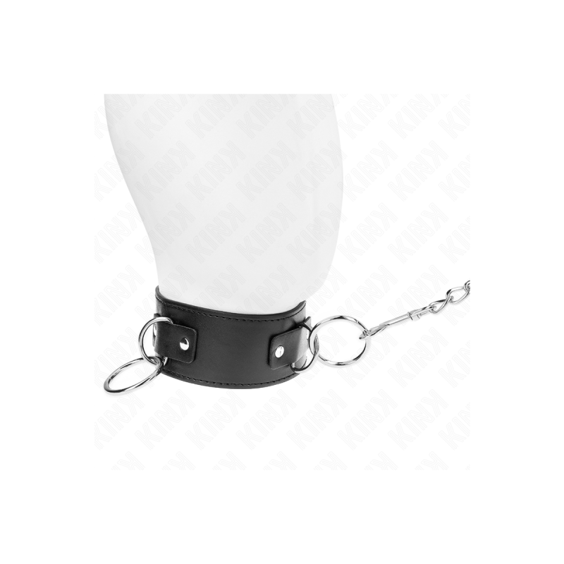KINK - COLLANA CON GUINZAGLIO 65 CM 3 MODELLO ANELLI 2 REGOLABILE 36-…