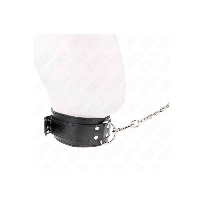 KINK - COLLANA CON CINTURINO 65 CM FIBBIE ARGENTO REGOLABILE 33-46 CM…