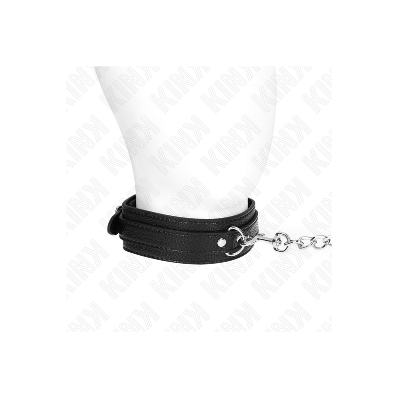 KINK - SNAKE PATTERN NECKLACE WITH LEASH 65 CM - KINK COLLAR & GAG -…