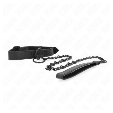 KINK - COLLAR CON CORREA 65 CM OSCURO AJUSTABLE 37-54 CM X 3 CM