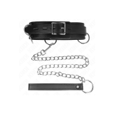 Kink - Collar Con Correa 80 Cm Esclavitud 3 Anillos 53 X 5 Cm |