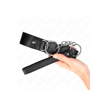 KINK - BASIC MODEL COLLAR WITH LEASH MODEL 4 ADJUSTABLE 36-43 CM - KI…