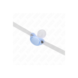 KINK - LIGHT BLUE PACIFIER SHAPED GAG 5.5 x 4 CM ADJUSTABLE 43-60 CM…