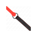 KINK - GAG EN OS AVEC SANGLE EN CUIRETTE ROUGE AJUSTABLE 41-57 CM - K…