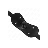 KINK - MASCHERA BOCCA BALL GAG CON SERRATURA REGOLABILE 42-60 CM - KI…