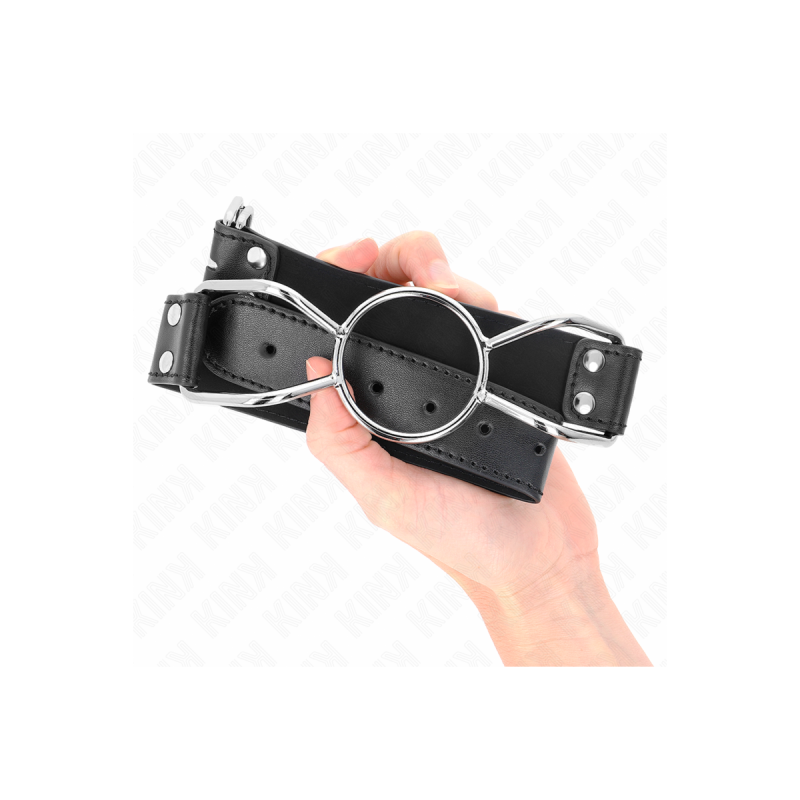 KINK - SPIDER MOUTH GAG 60 X 3 CM SIZE L 5 CM - KINK COLLAR & GAG - G…