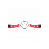 KINK - GAG CON O-RING MULTIPLI 4/4,8 CM ROSSO 38 X 56 CM - KINK COLLA…