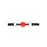 KINK - BOULE CREUSE DURE ROUGE 4,5 CM GAG MODELE 1 63,5 X 2 CM - KINK…