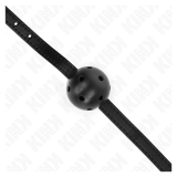KINK - MORDAZA DE BOLA 4.5 CM TRANSPIRABLE SIMPLICITY NEGRO 62 x 1.5 CM