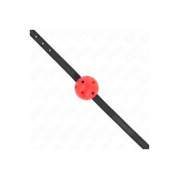 KINK - SIMPLICITY ROT ATMUNGSAKTIVER 4,5 CM BALLGAG 62 x 1,5 CM - KIN…